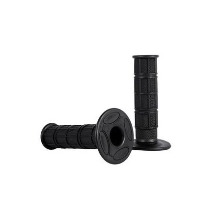 Poignées Universelles EMIG MX Pour Moto, GP Dirt Pit Bike, Grips En Caoutchouc Noir, Remplacement Guidon